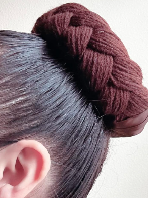 Folklorico Dance Base Braid Headpiece