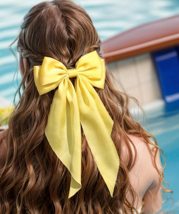 Large Hair Bow Clip Accessory
